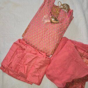 Pink Indian Suit NEGOTIABLE